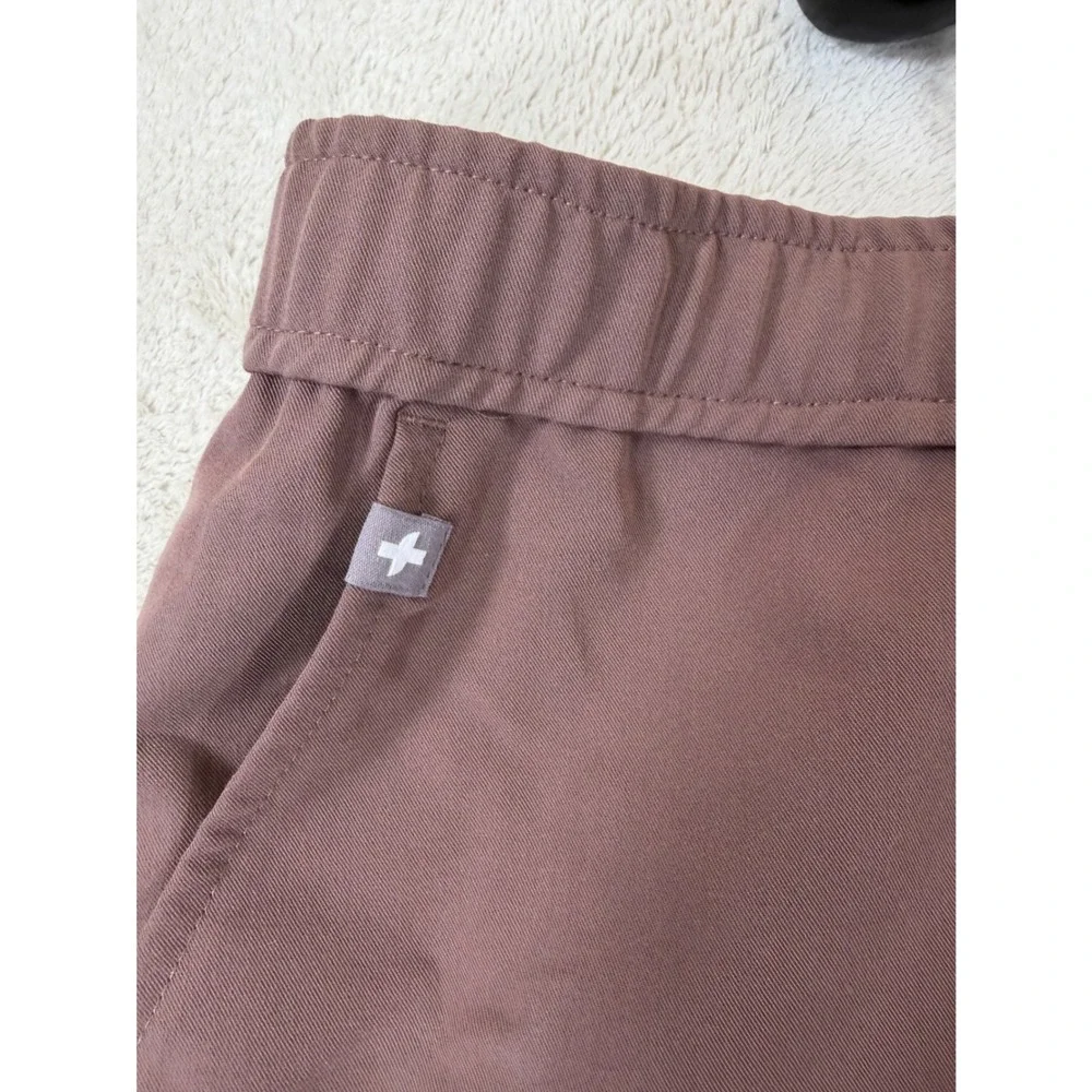 FIGS‎ Tansen Jogger Scrub Pants 6XL Short Mauve Brown Orange Drawstring-NWT
